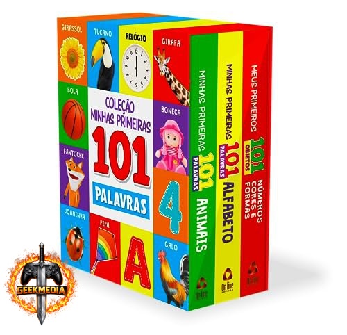 Coleção Minhas Primeiras 101 Palavras - Box com 3 Livrinhos