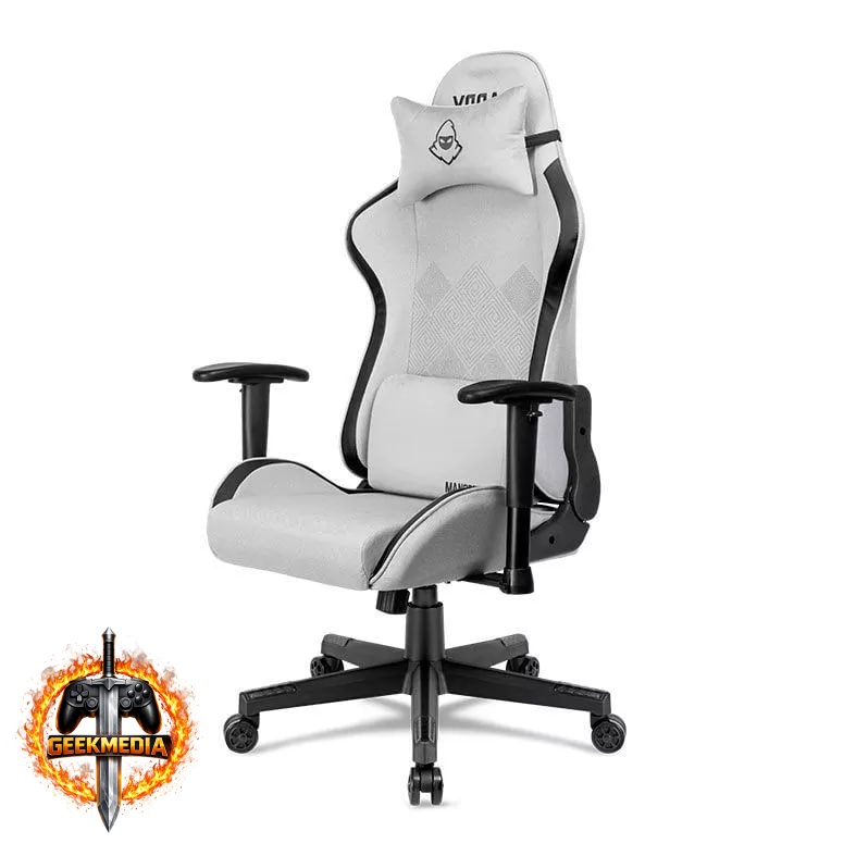 Cadeira Gamer Mancer Harpy Sl, Branco e Preto