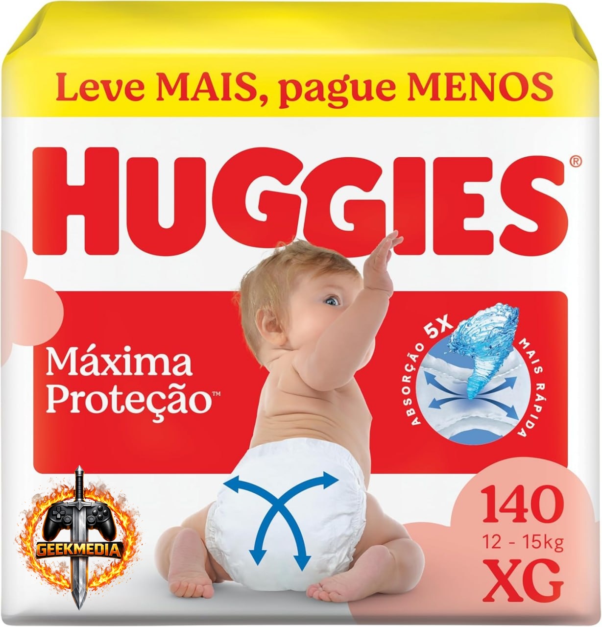 Huggies Supreme Care XG - 140 Unidades