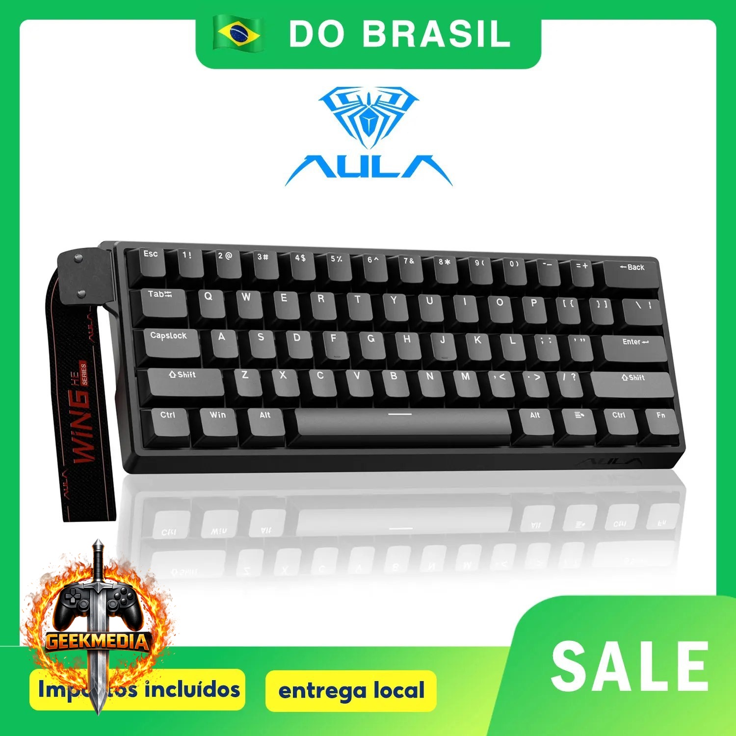 Teclado Magnético Aula WIN 60 Standard 8.000Hz Rapid Trigger