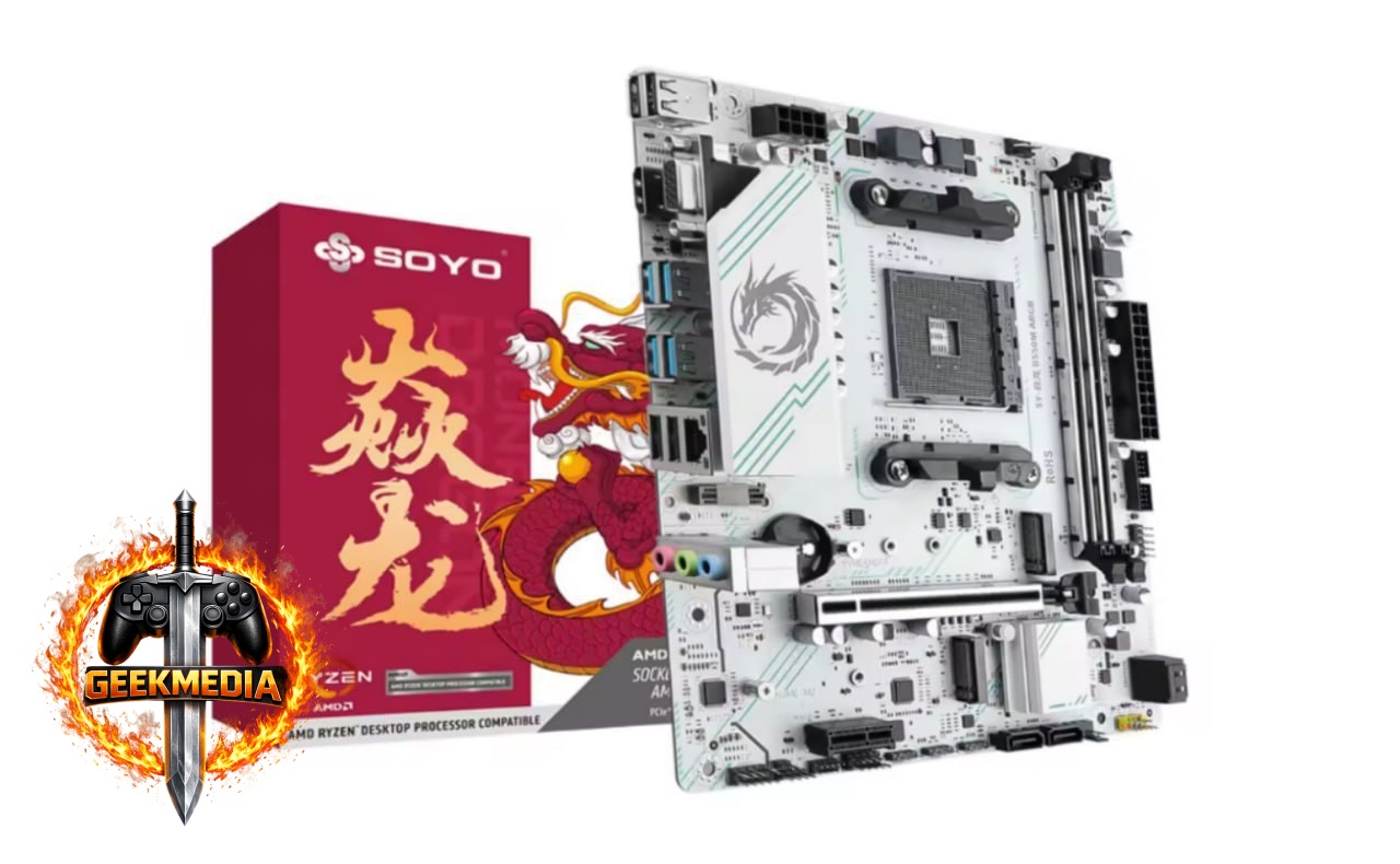 Placa Mãe Soyo B550M Eternal PCI 4.0 ARGB