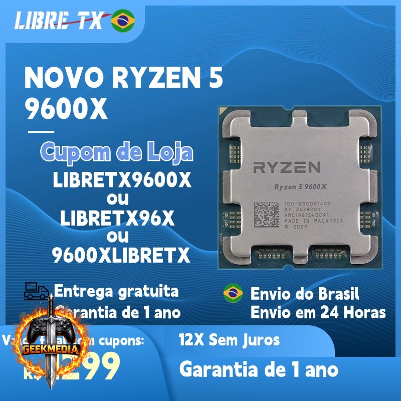 Processador AMD Ryzen 5 9600X