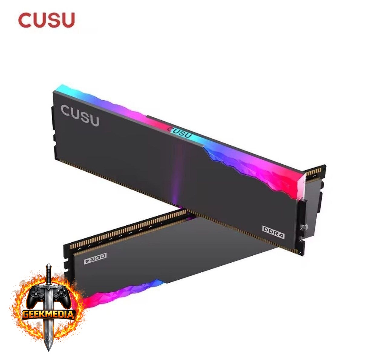 Memória RAM Cusu DDR4 RGB