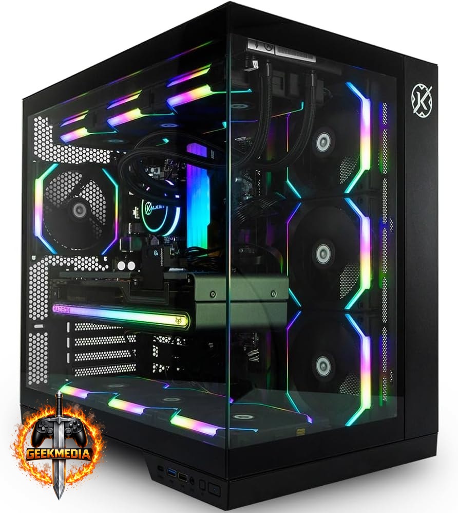 Gabinete Gamer Kalkan Asgard Preto Aquário