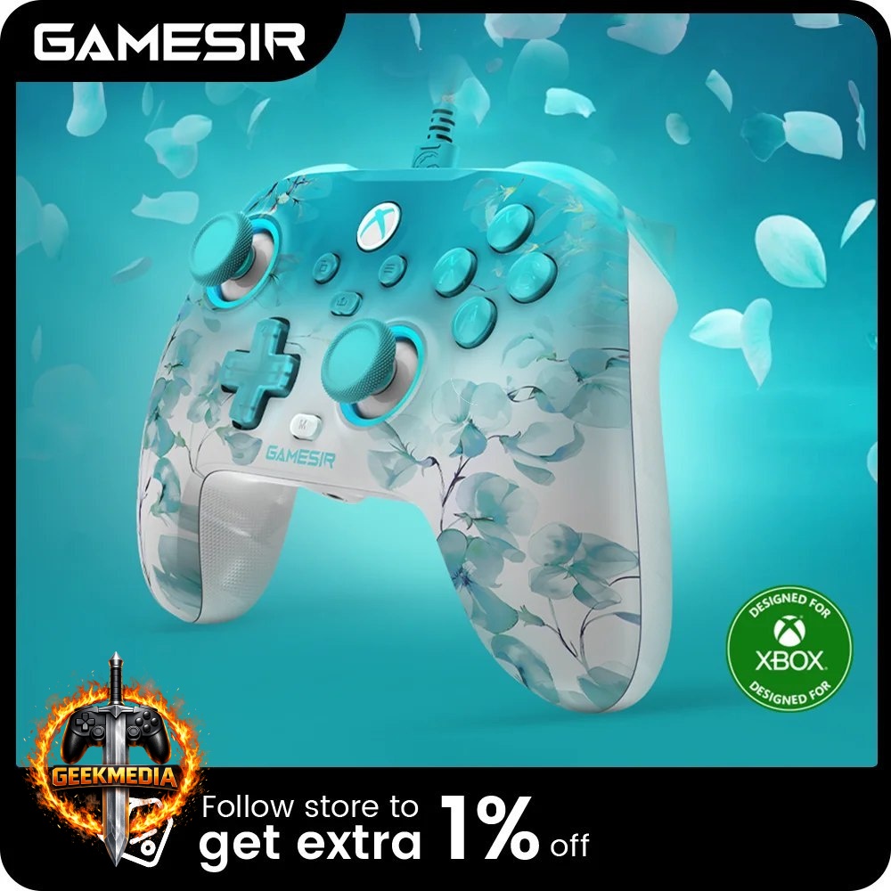 Controle GameSir T7 Pro Floral para Xbox