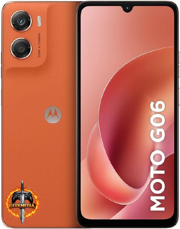 Motorola Moto G06 128GB 12GB RAM - Laranja