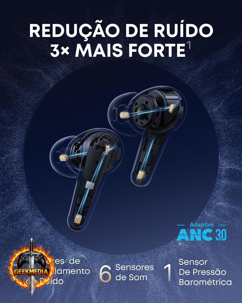 Fone Soundcore Liberty 4 Pro Bluetooth ANC