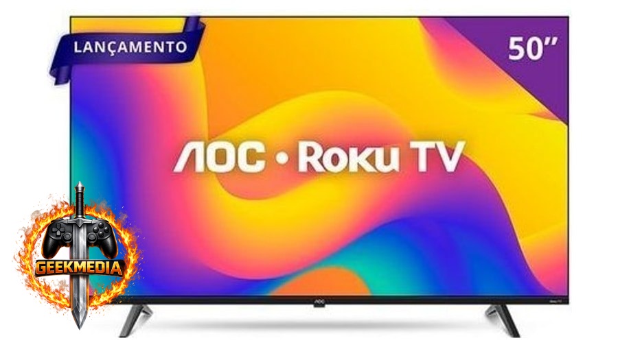 Smart TV AOC 50" 4K UHD Roku TV
