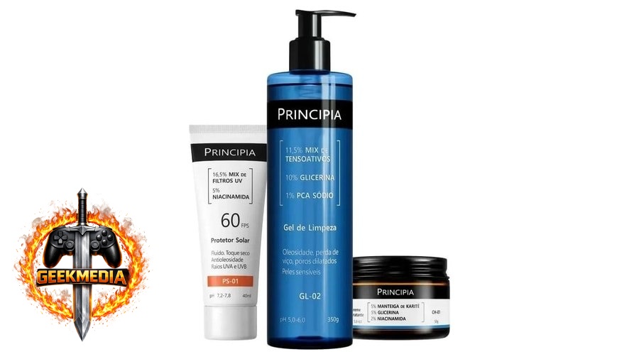 Principia Kit Completo Para Pele Sensível Com FPS 60