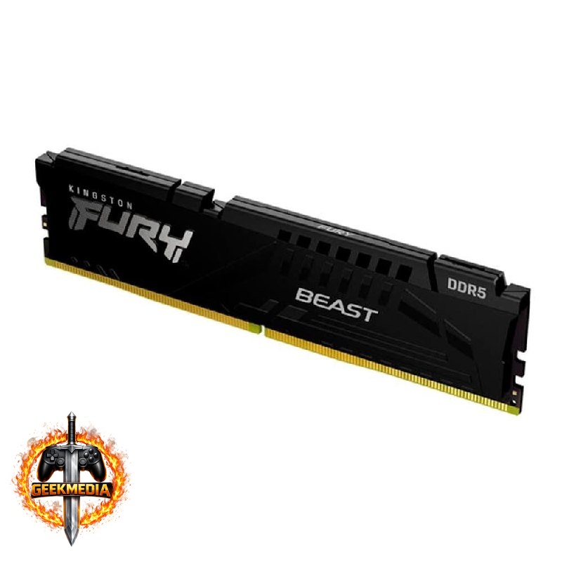 Memória RAM Kingston Fury Beast 16GB DDR5 6000MT/s