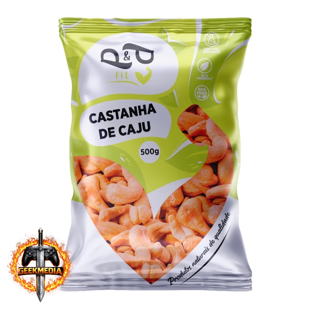 Castanha de Caju em Pedaço/Bandas 500g Torrada