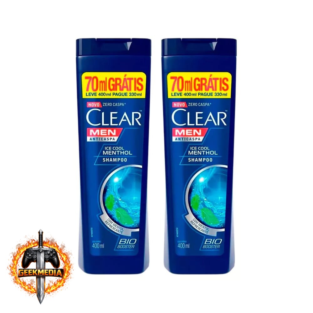 Kit Shampoo Clear Anticaspa 400ml 2 Unidades