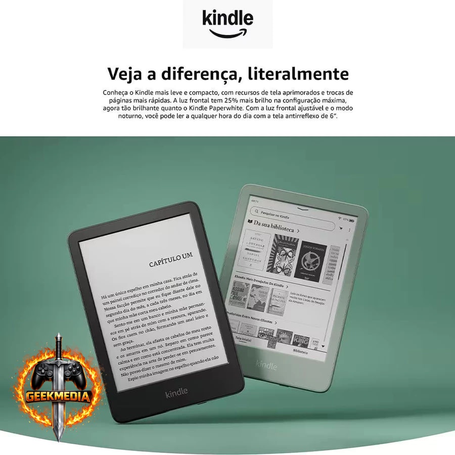 E-Reader Kindle 11ª Geração Amazon 16GB