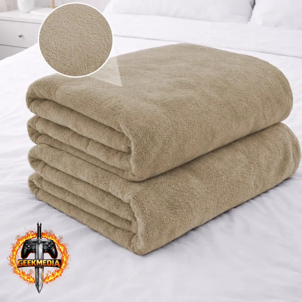 2 Cobertas Manta Soft Casal Microfibra Veludo 2,00x1,80 Mts