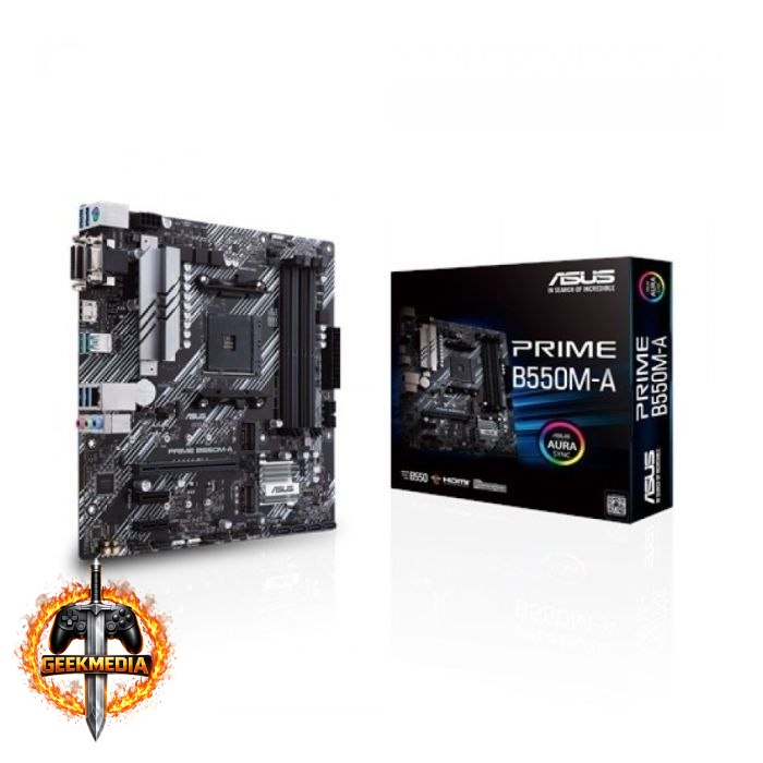 Placa Mãe Asus Prime B550M-A AM4 mATX