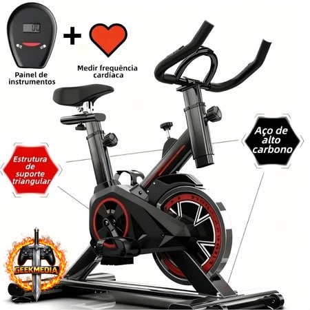 Bicicleta Ergométrica Spinning Profissional 120kg