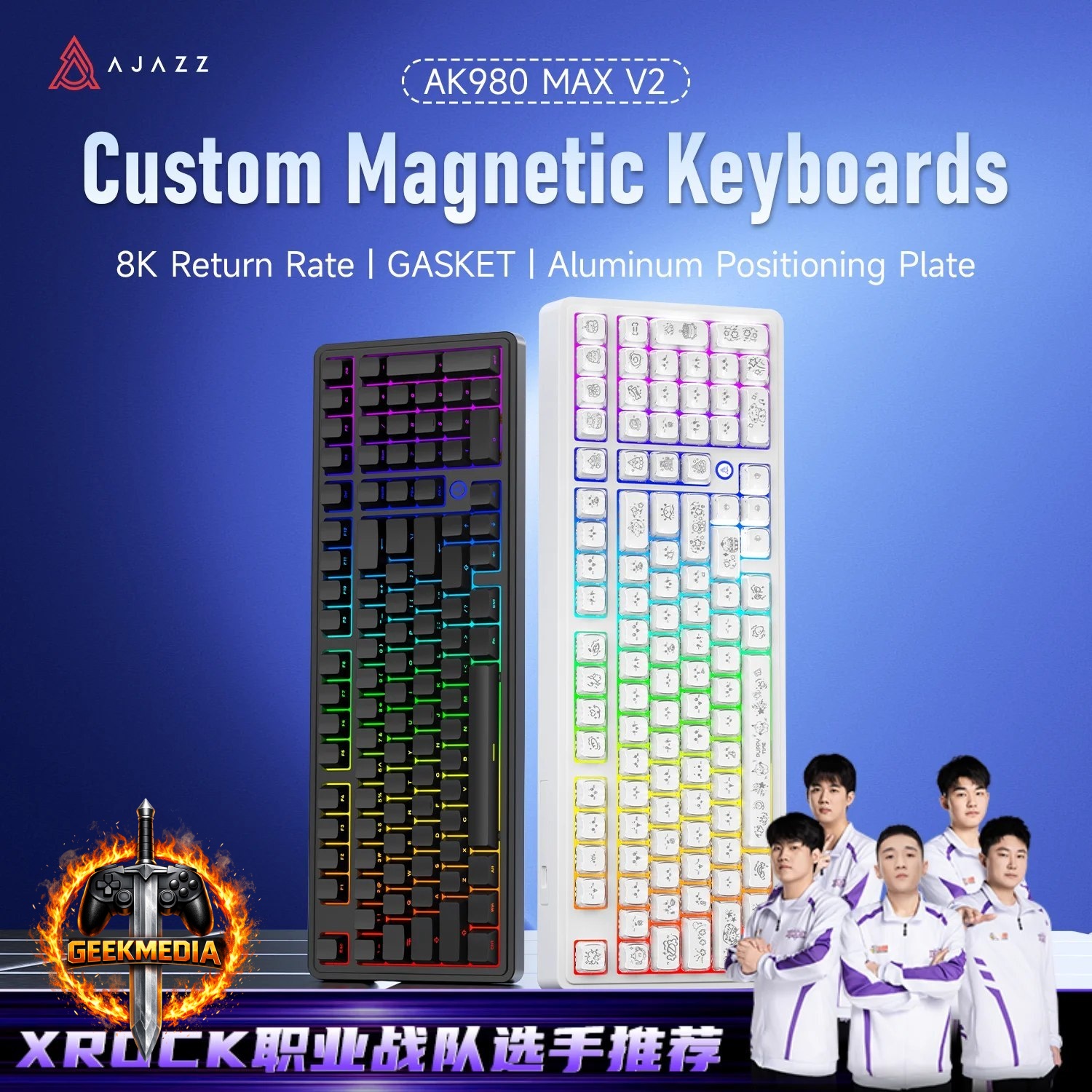 Teclado Magnético AJAZZ AK980 MAX V2