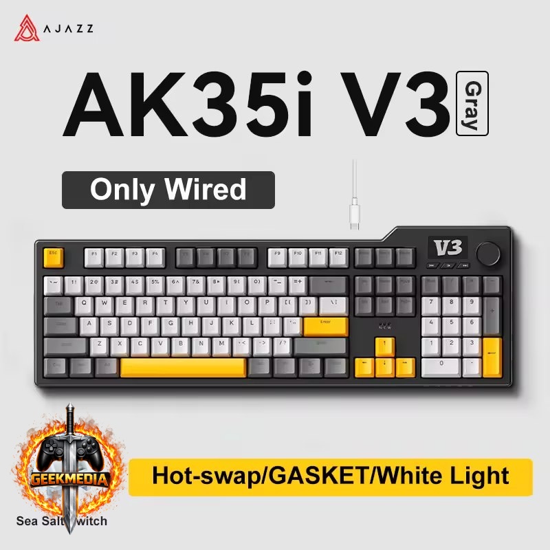 Teclado Gamer Mecânico Ajazz AK35I V3