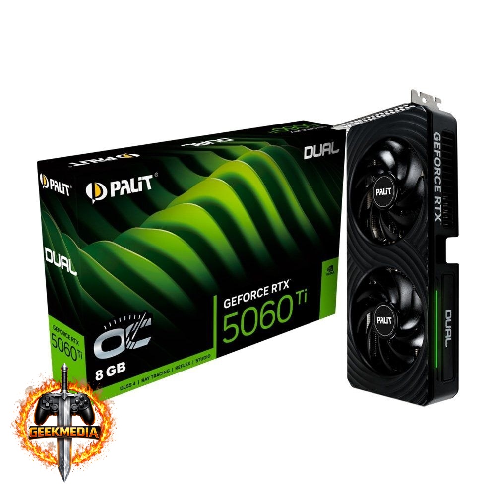 Placa de Vídeo Palit RTX 5060 Ti DUAL OC