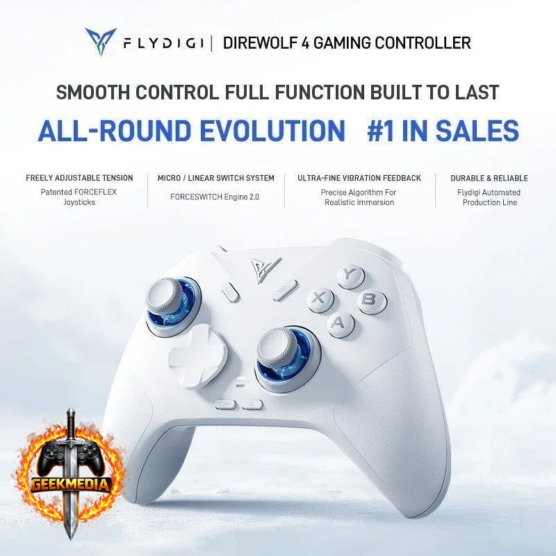 Controle Flydigi Direwolf 4 Hall Efect 1000hz