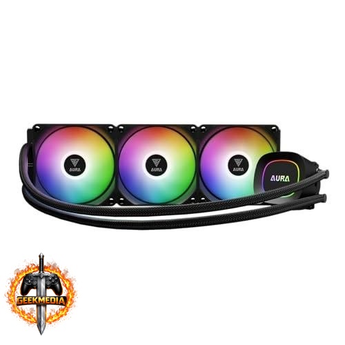 Water Cooler Gamdias Aura GL360 Preto ARGB