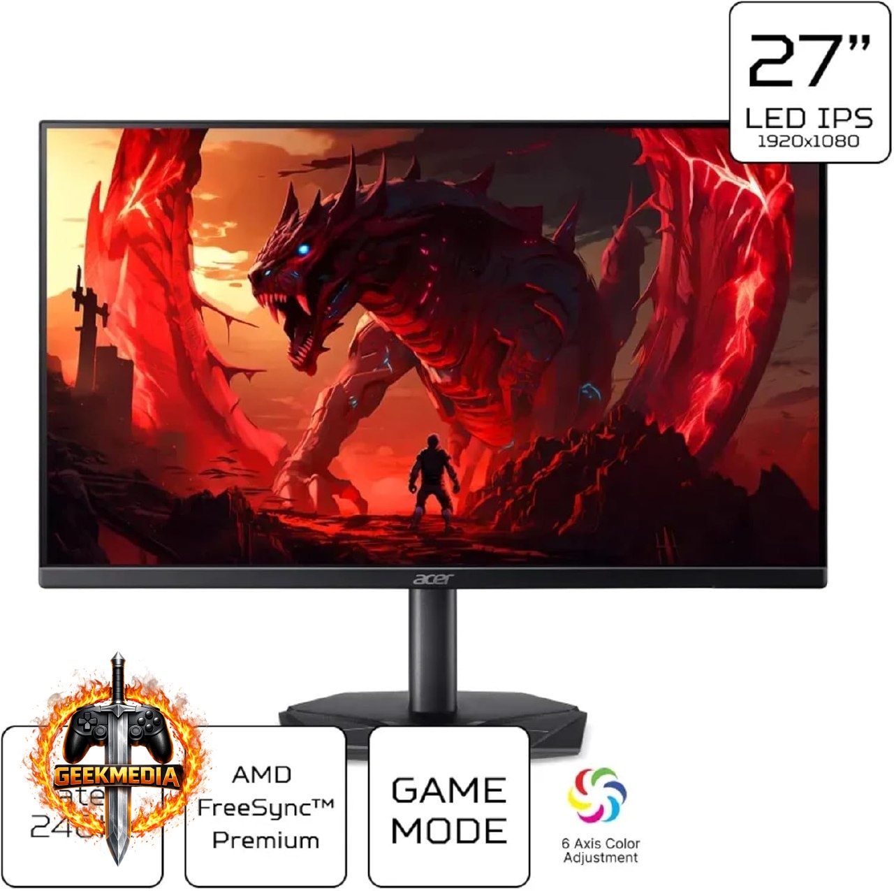 Monitor Gamer Acer KG0 Nitro series 27"