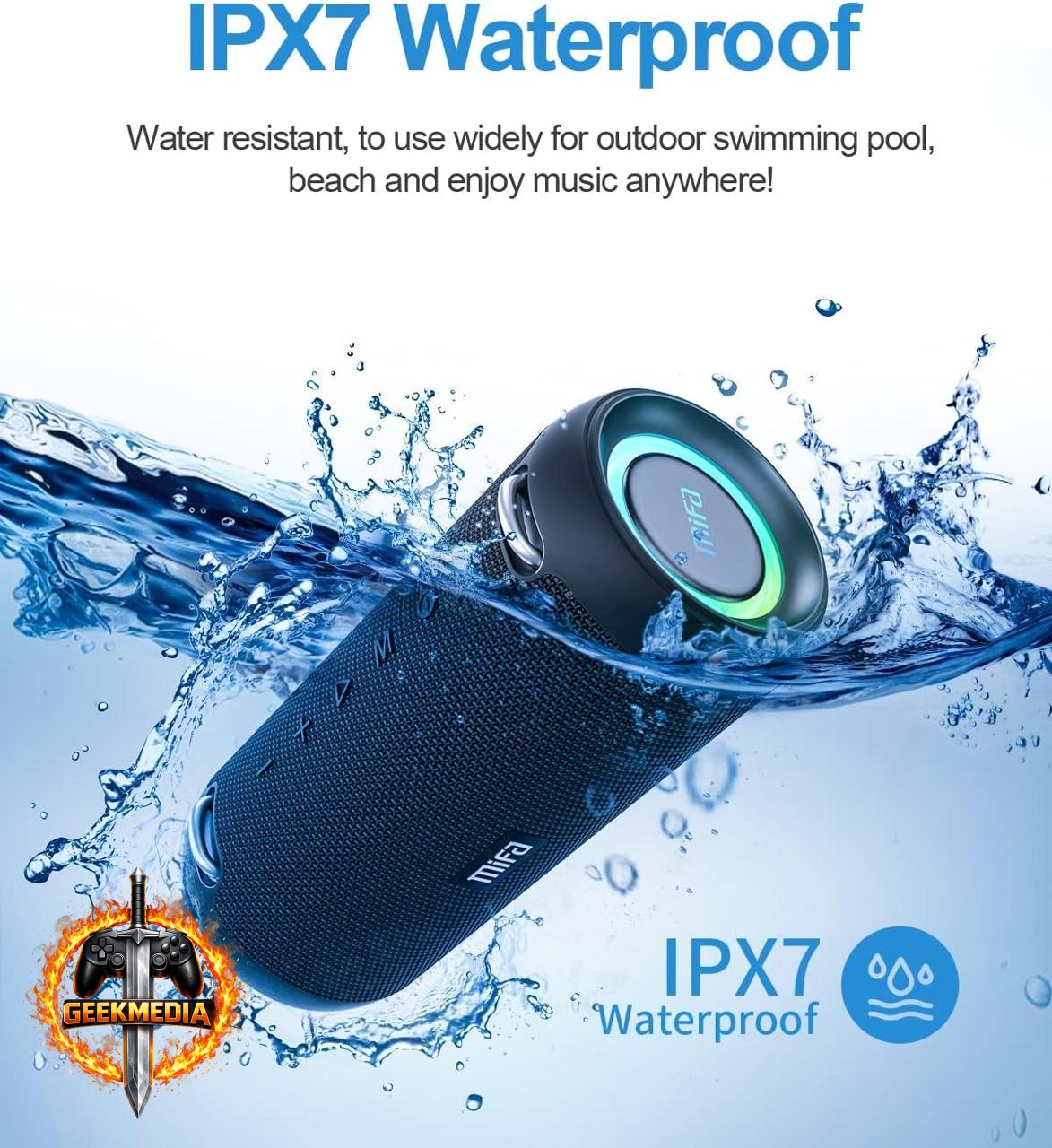 Caixa de Som Bluetooth MIFA A90 60W IPX7