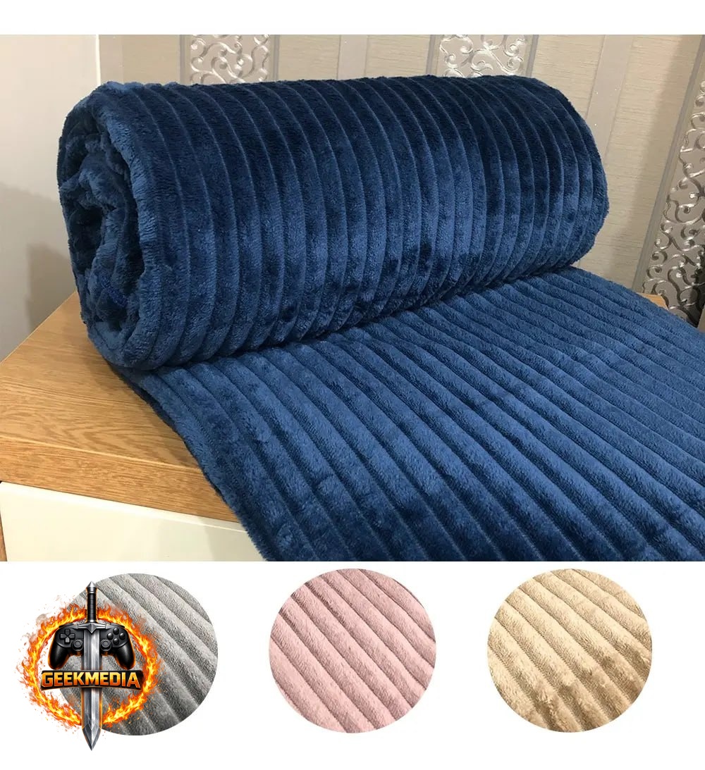 Cobertor Manta Fleece Soft Queen Microfibra Grosso