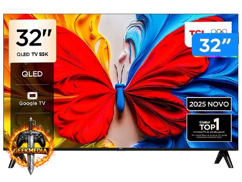 Smart TV TCL QLED Full HD 32" Google TV