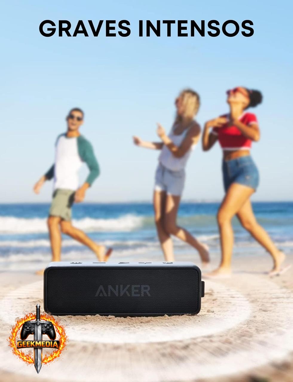 Caixa de Som Anker Soundcore 2 Bluetooth
