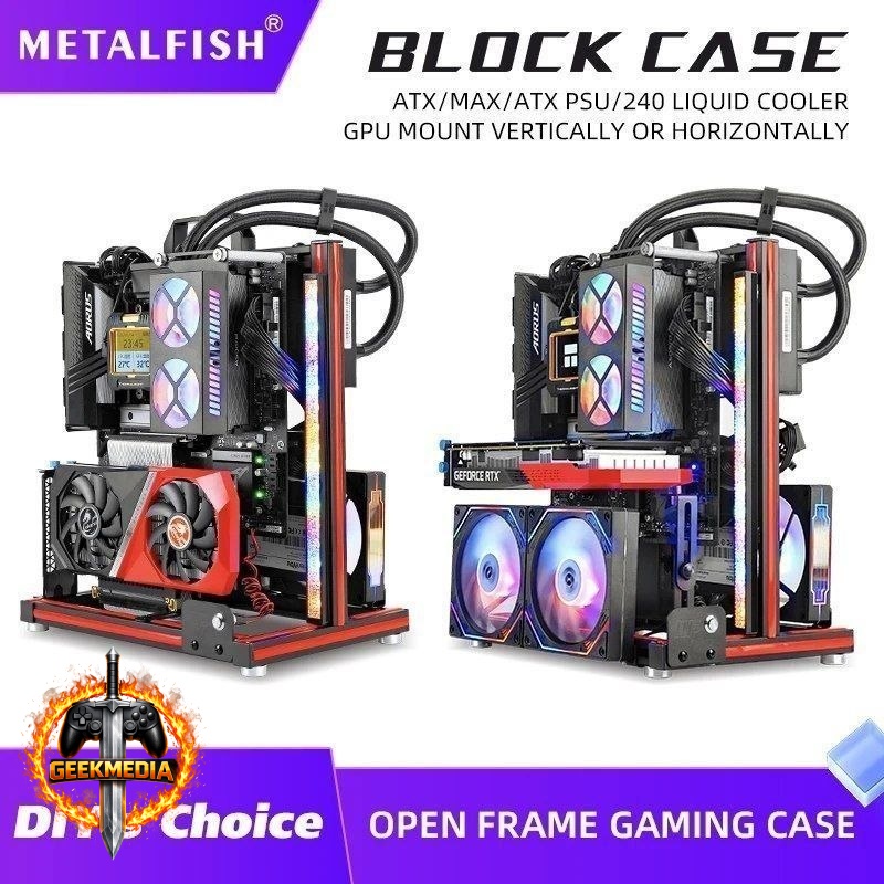 Gabinete de Bancada Metalfish Block Case