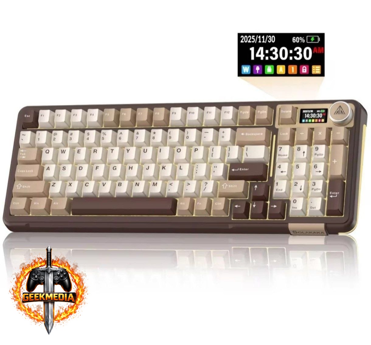Teclado Mecânico Sem Fio SOLAKAKA A99pro