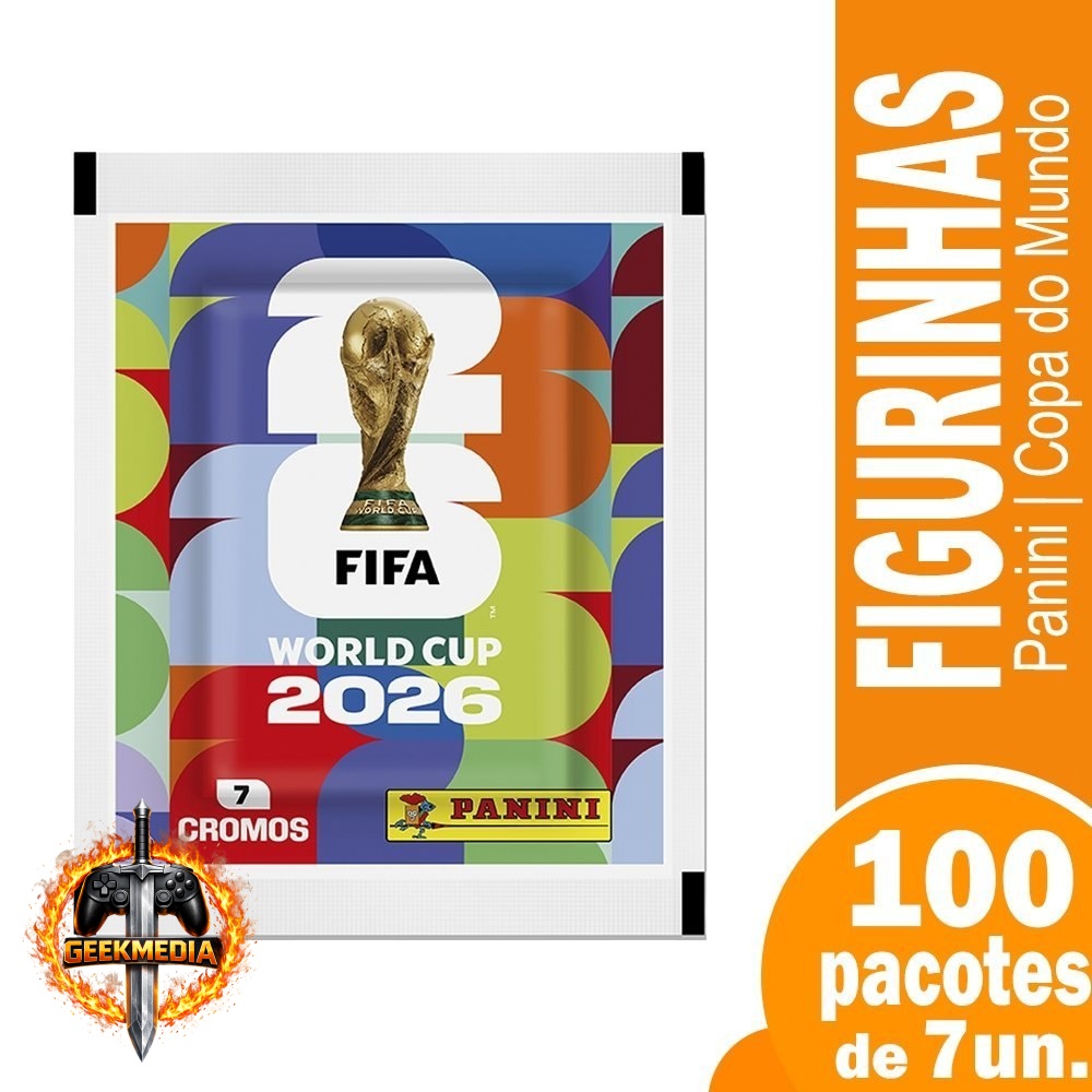 700 Figurinhas Panini Copa do Mundo 2026 - 100 Envelopes