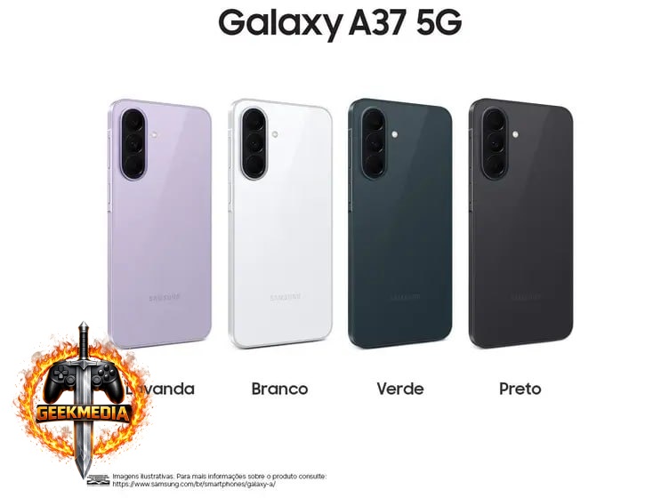 Samsung Galaxy A37 128GB 6GB RAM 5G - Preto
