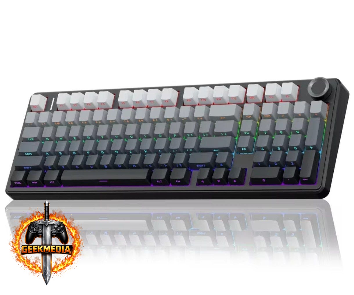 Teclado Mecânico AULA F99 Pro Tri-mode