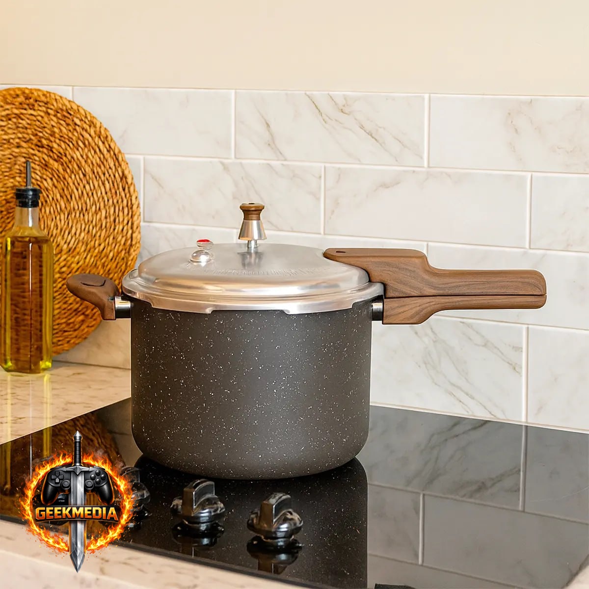 Panela De Pressão Presscook Fechamento Externo Grafito 4,2L