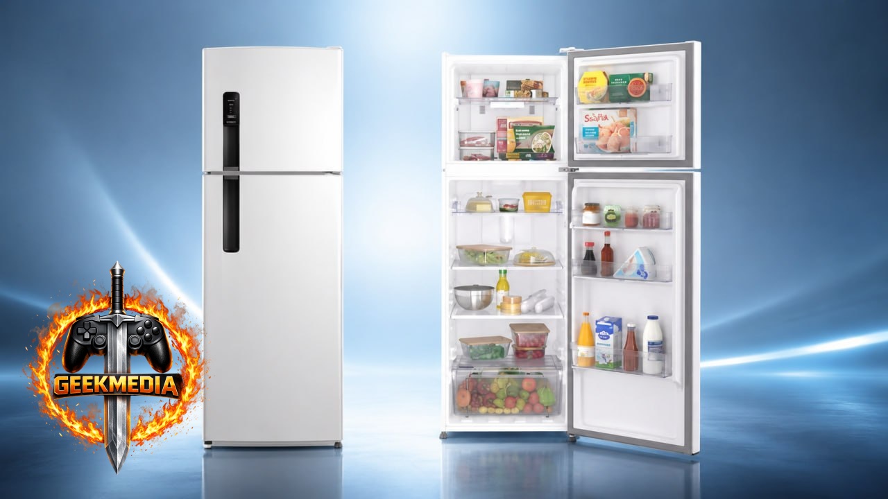 Geladeira Electrolux Frost Free 380L AutoSense Inverter Duplex Branca