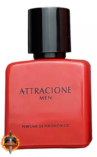 Attracione Men perfume Masculino Com Feromônios Ativados 25 mL