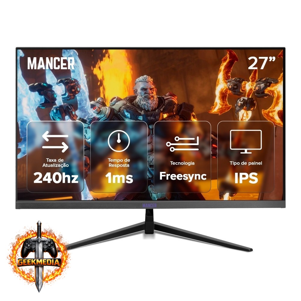 Monitor Gamer Mancer Valak VX4H 27" IPS 2K 240Hz