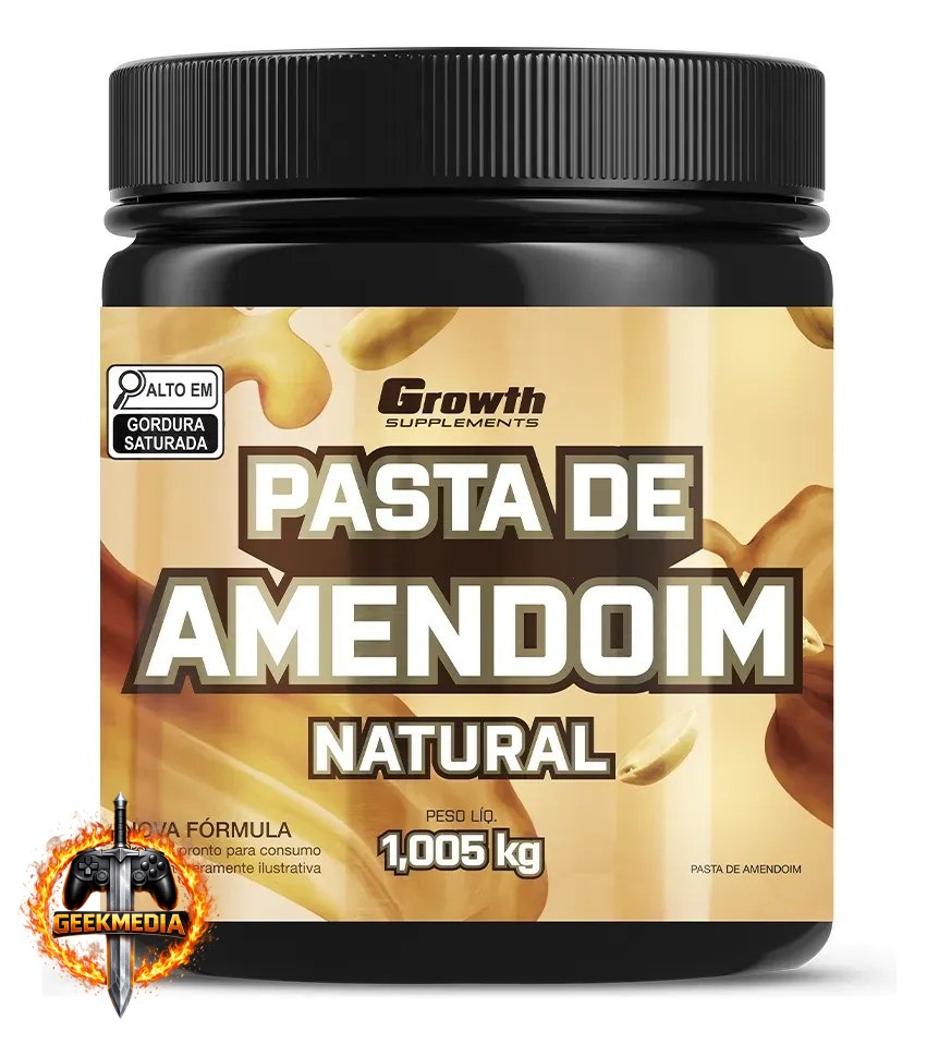Pasta De Amendoim Integral Torrado 1kg Growth Supplements