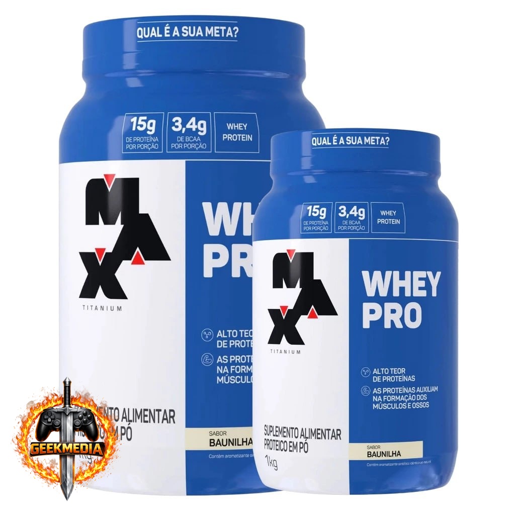 Whey Pro Pote 1Kg Max