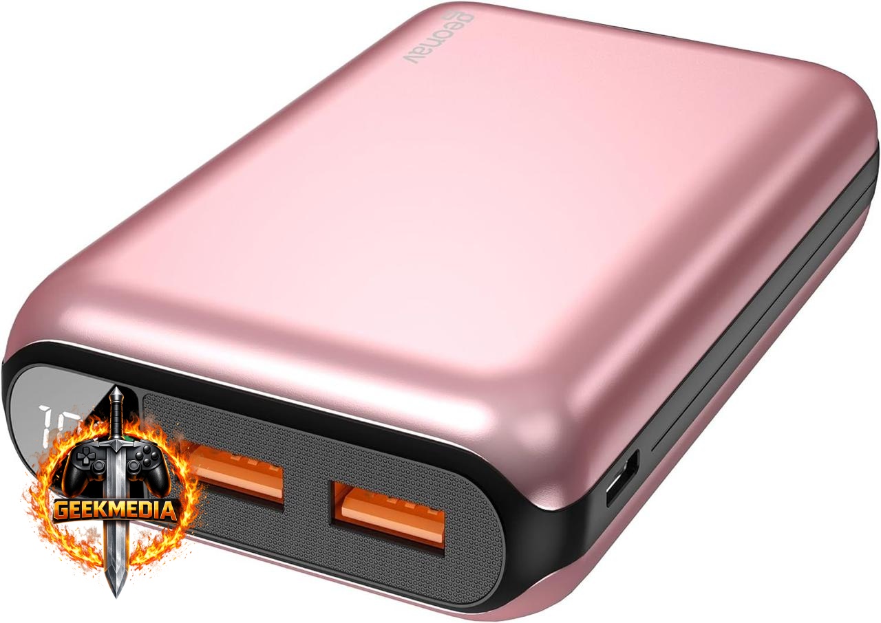 Power Bank Geonav 20.000mAh USB-C 20W Rosa