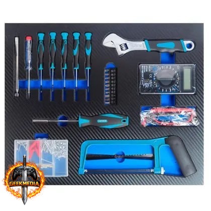Kit de Ferramentas Manuais 299 Peças G19565AC GAMMA