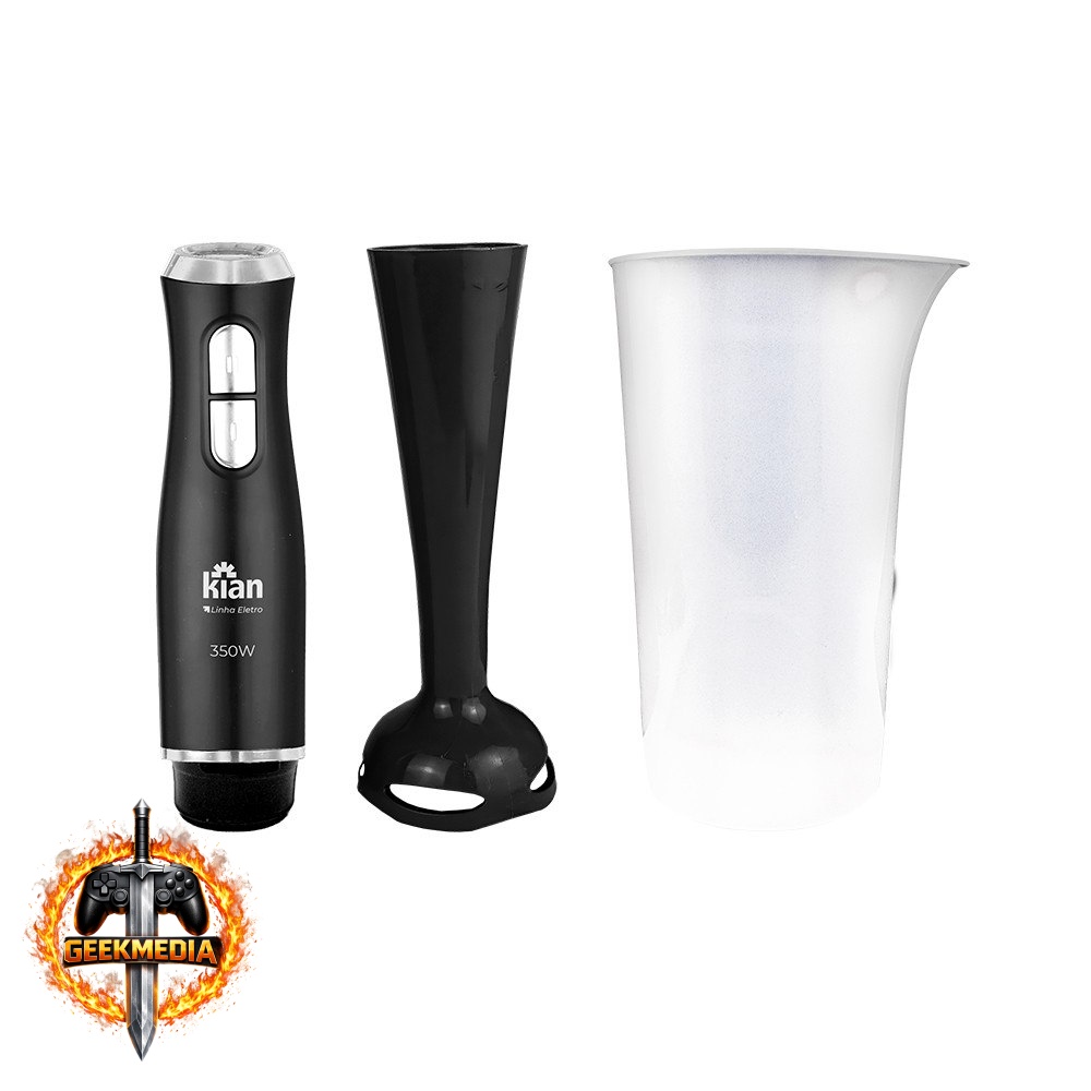 Mixer Kian 2 Velocidades 350W Preto com Copo 700ml