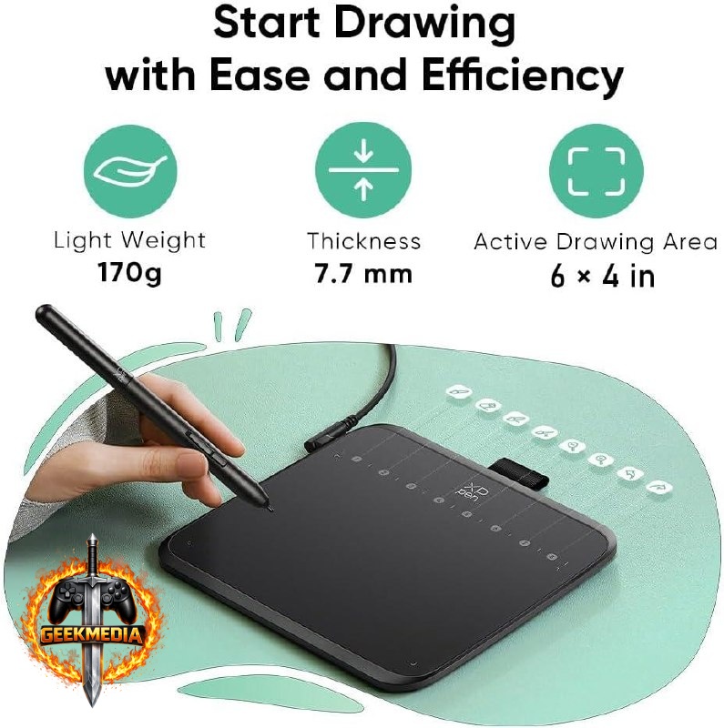 Mesa Digitalizadora XP-Pen Deco 640 com Caneta