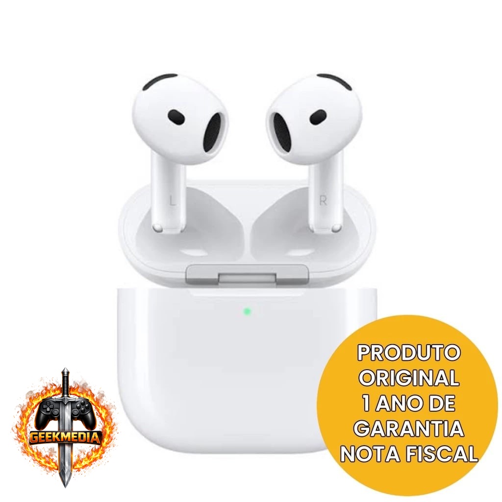 Fone de ouvido Apple AirPods 4 Original