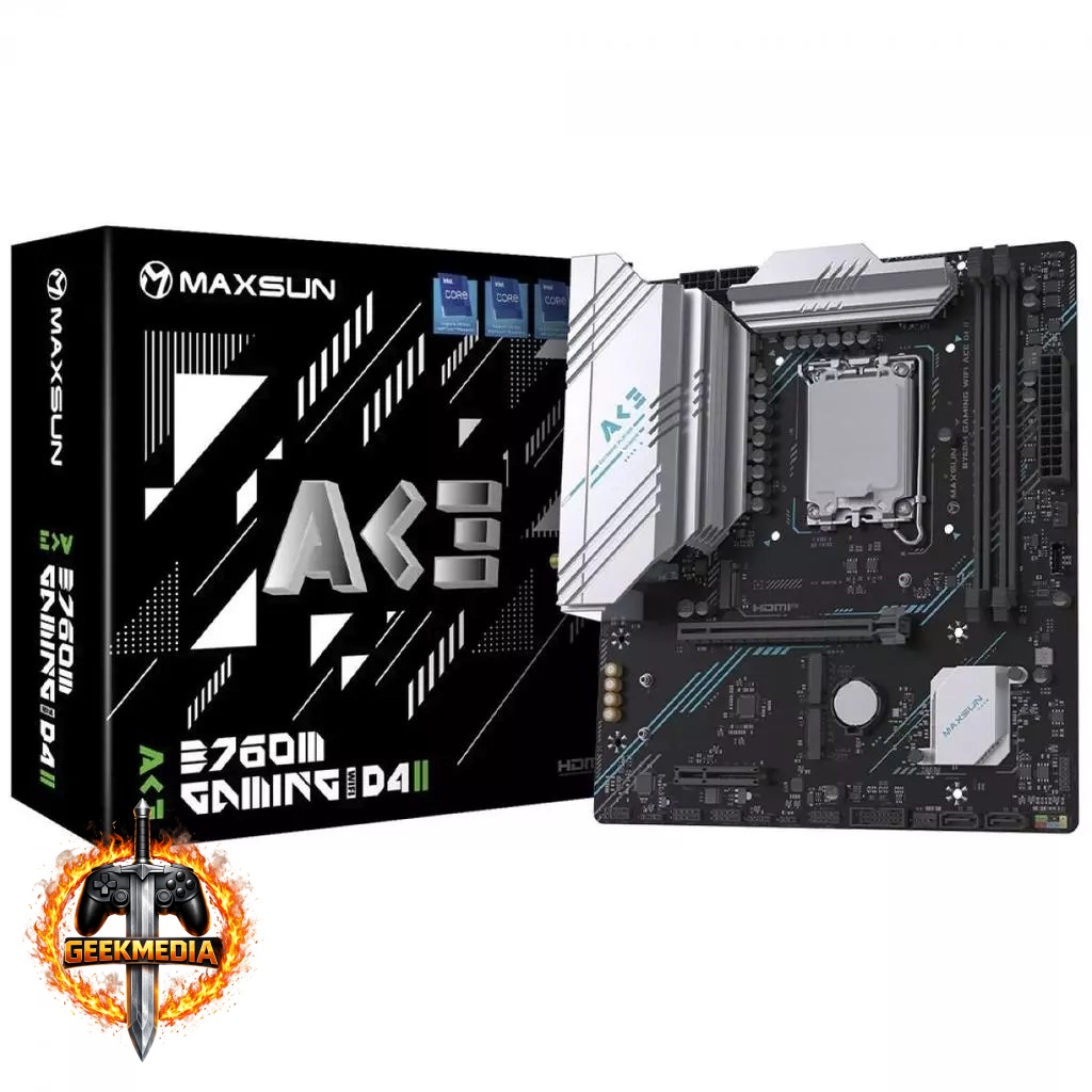 Placa Mãe Maxsun B760M Gaming WiFi ACE D4 II