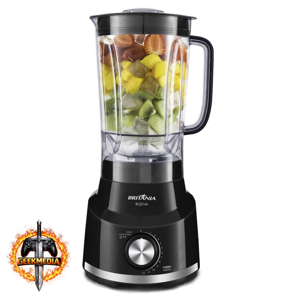 Liquidificador Britânia 1400W 3,2L 12 Velocidades