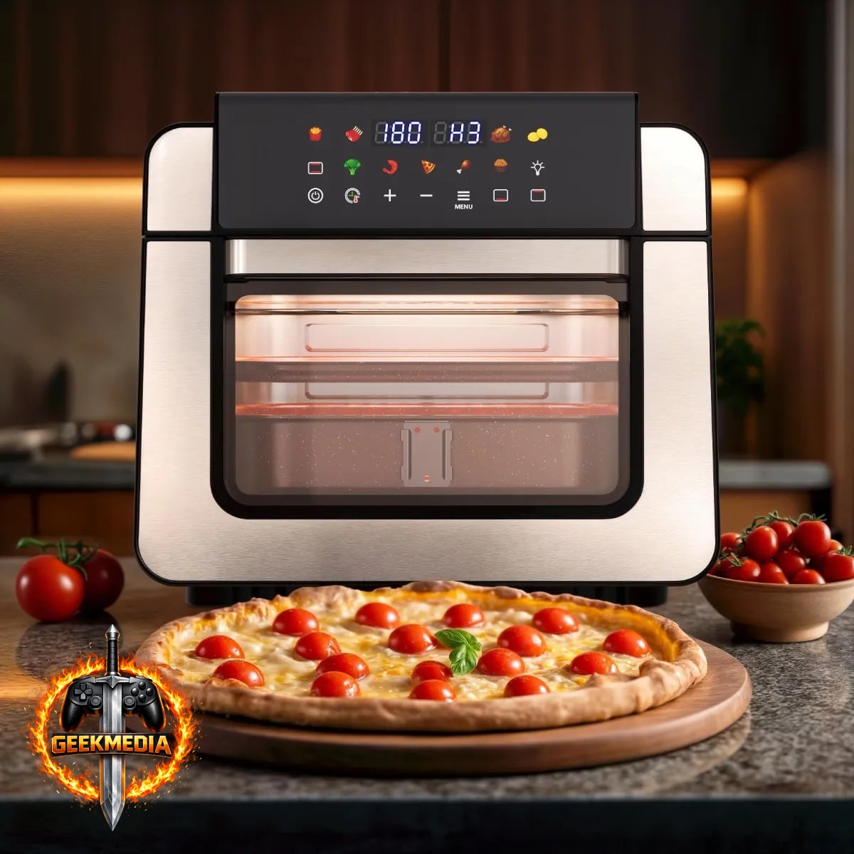 Air Fryer Oven Paf15b 15l Dupla Resistência Philco Preto