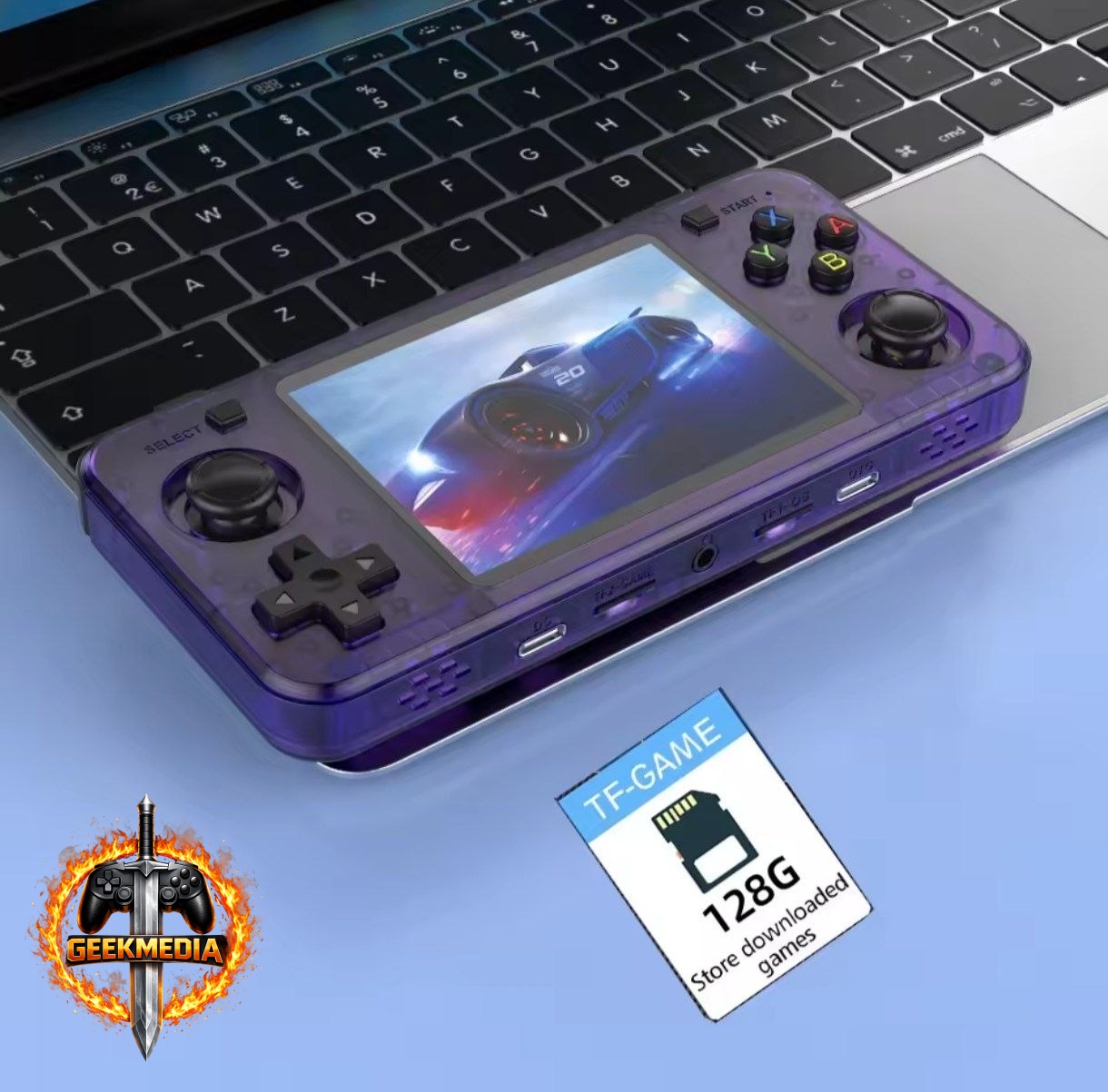 Console Portátil R36H Purple 128GB